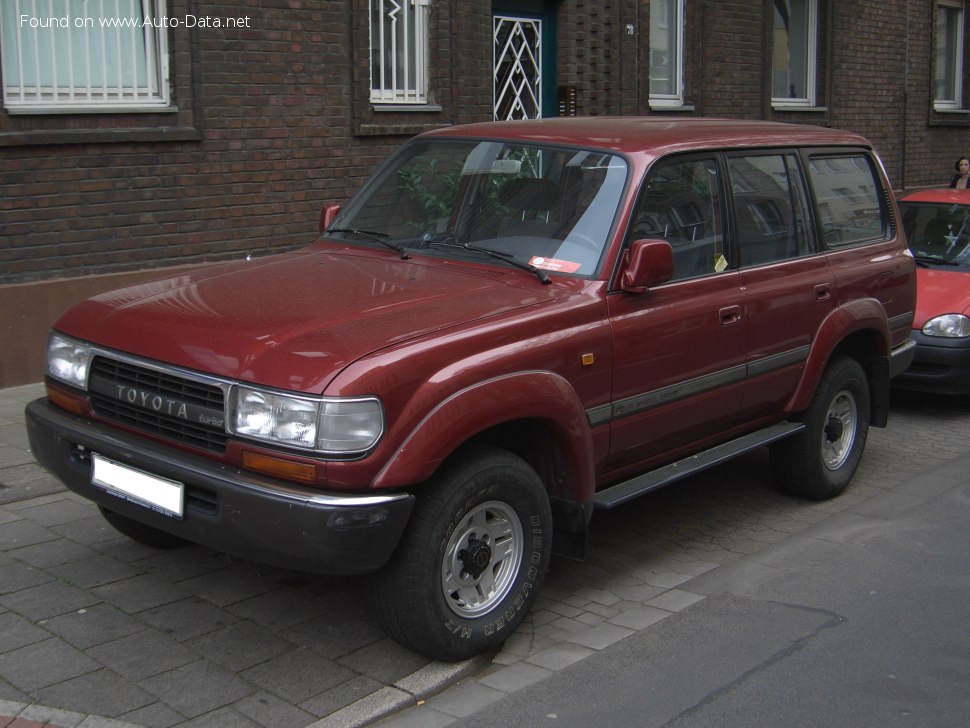 Toyota Land Cruiser (J80) 4.2 TD 24V (170 Hp) 4WD /1995, 1996/  Specs - фото