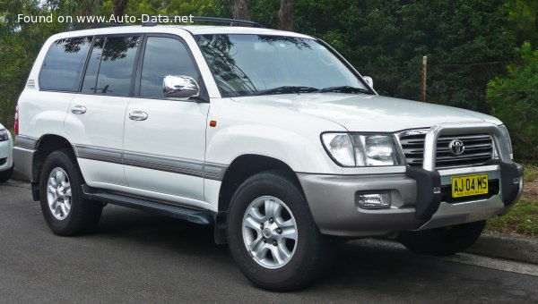 Toyota Land Cruiser (J100, facelift 2002) 4.7 V8 32V (235 Hp) 4WD Automatic (USA) /2002, 2003, 2004, 2005/  Specs - фото