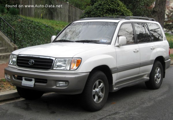 Toyota Land Cruiser (J100) 4.2 TD (204 Hp) 4WD Automatic /1998, 1999, 2000, 2001, 2002/  Specs - фото
