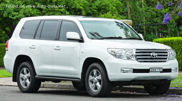 Toyota Land Cruiser (J200) 4.5D V8 (235 Hp) Automatic /2007, 2008, 2009, 2010, 2011, 2012/  Specs - фото