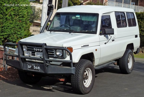 Toyota Land Cruiser (J75) 3.5 D (PZJ75) (115 Hp) 4WD /1990, 1991, 1992, 1993, 1994, 1995, 1996/  Specs - фото