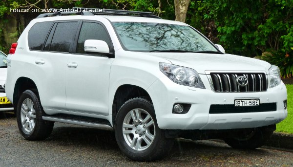 Toyota Land Cruiser Prado (J150) 5-door 3.0 D-4D (173 Hp) 4WD /2009, 2010, 2011/  Specs - фото