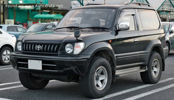 Toyota Land Cruiser Prado (J90) 3-door 3.0 TD (125 Hp) 4WD ECT /1996, 1997, 1998, 1999/  Specs - фото