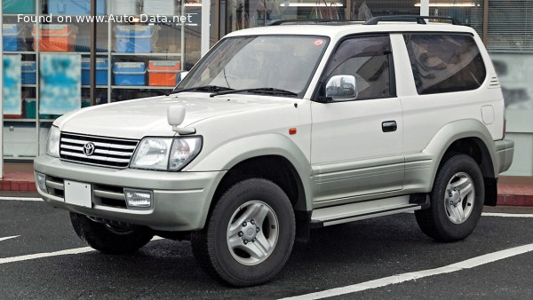 Toyota Land Cruiser Prado (J90, facelift 2000) 3-door 2.7 16V (150 Hp) 4WD ECT /2000, 2001, 2002/  Specs - фото