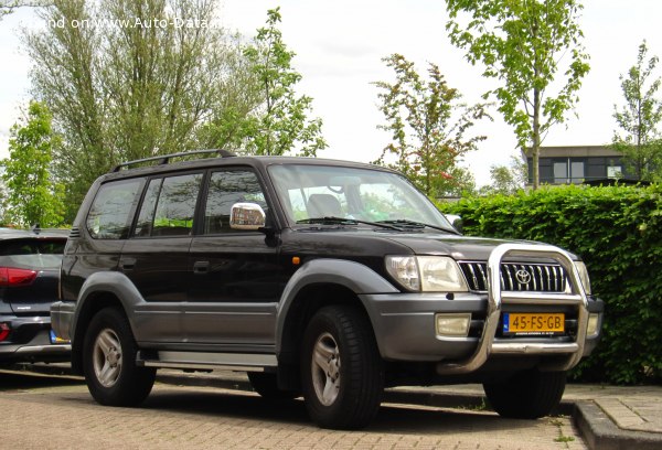 Toyota Land Cruiser Prado (J90, facelift 2000) 5-door 2.7 16V (150 Hp) 4WD ECT /2000, 2001, 2002/  Specs - фото