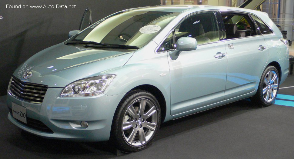 Toyota Mark X Zio 2.4 (165 Hp) /2007, 2008, 2009, 2010, 2011, 2012, 2013/ Specs - фото