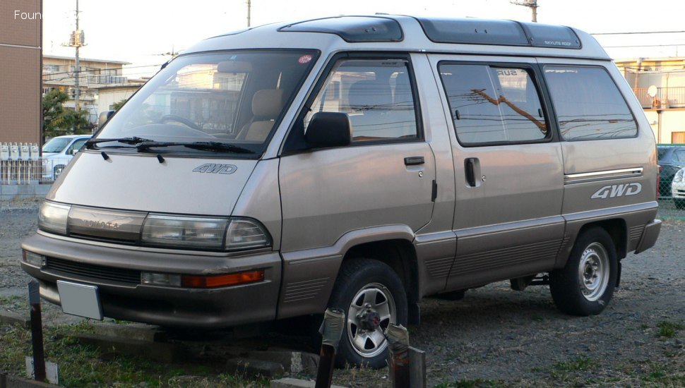 Toyota MasterAce 2.0 i (97 Hp) /1988, 1989, 1990, 1991/ Specs - фото