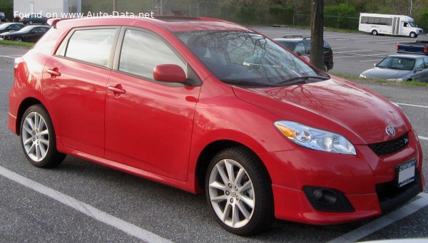 Toyota Matrix (E140) S 2.4 (160 Hp) AWD Automatic /2008, 2009, 2010, 2011, 2012, 2013, 2014/  Specs - фото
