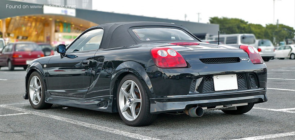 Toyota MR-S 1.8 16V VT-i (140 Hp) /1999, 2000, 2001, 2002, 2003, 2004, 2005, 2006, 2007/  Specs - фото