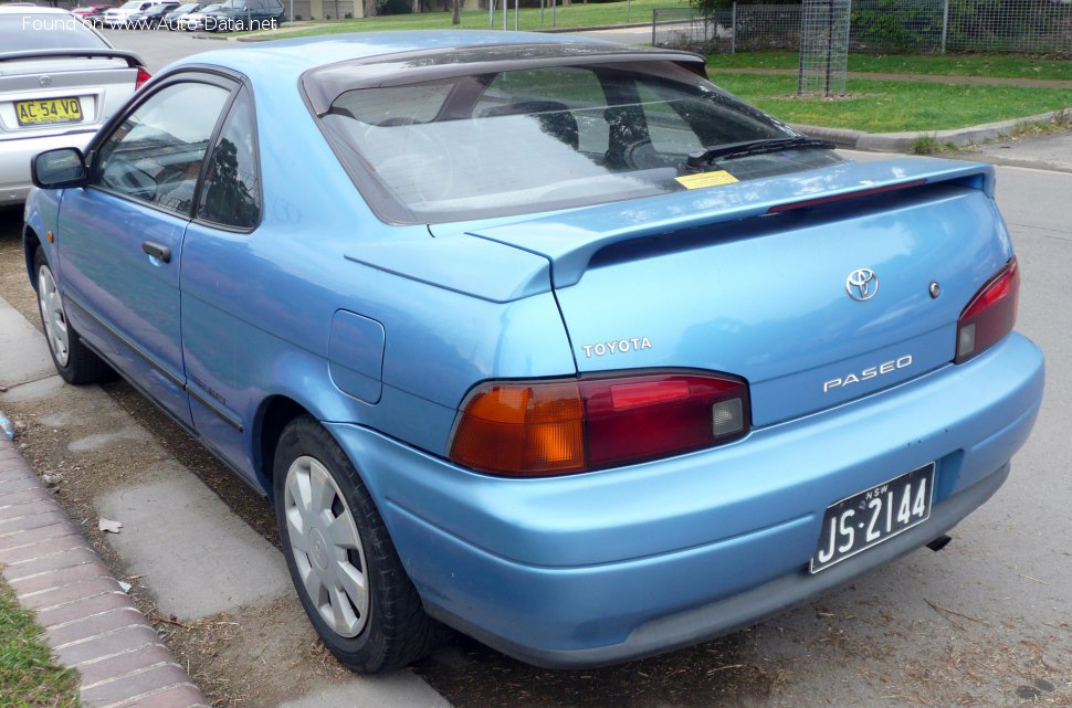 Toyota Paseo (L4) 1.5i 16V (115 Hp) /1991, 1992, 1993, 1994, 1995, 1996/  Specs - фото