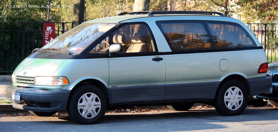 Toyota Previa (CR) 2.2 TD (100 Hp) /1992, 1993, 1994, 1995, 1996, 1997, 1998, 1999, 2000/  Specs - фото
