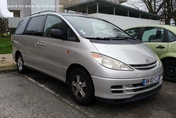 Toyota Previa 2.4 16V (156 Hp) Automatic /2000, 2001, 2002, 2003, 2004, 2005/  Specs - фото