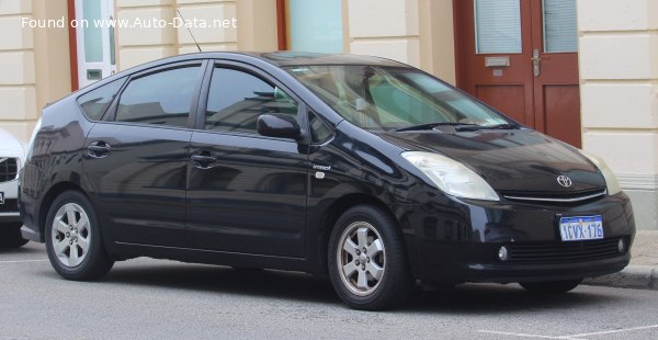 Toyota Prius II (NHW20) 1.5 VVT-i (113 Hp) Hybrid e-CVT /2003, 2004, 2005, 2006, 2007, 2008, 2009/  Specs - фото