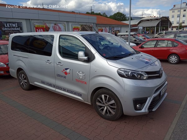 Toyota Proace Verso II LWB 50 kWh (136 Hp) Electric /2021, 2022/  Specs - фото