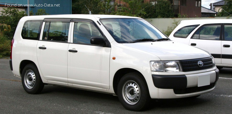 Toyota Probox 1.4 D (75 Hp) /2002, 2003, 2004, 2005, 2006, 2007, 2008, 2009, 2010, 2011, 2012, 2013, 2014/  Specs - фото