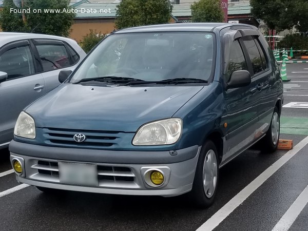 Toyota Raum 1.5 i 16V (94 Hp) /1997, 1998, 1999, 2000, 2001, 2002, 2003/  Specs - фото