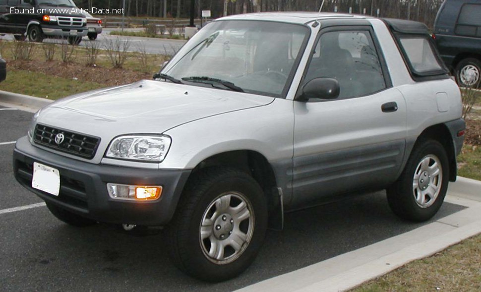 Toyota RAV4 I Soft top (XA10) 2.0 16V (126 Hp) 4WD /1997, 1998, 1999, 2000/  Specs - фото