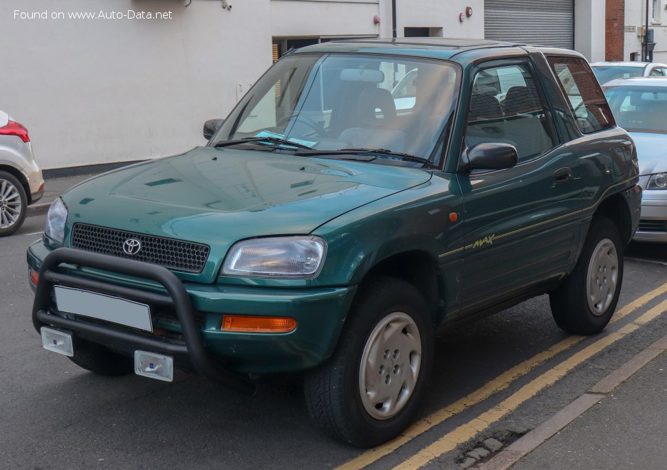 Toyota RAV4 I (XA10) 3-door 2.0i 16V (129 Hp) 4WD /1994, 1995, 1996, 1997, 1998, 1999, 2000/  Specs - фото