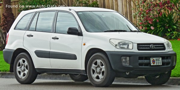 Toyota RAV4 II (XA20) 5-door 1.8 VVTi (125 Hp) /2000, 2001, 2002, 2003/  Specs - фото