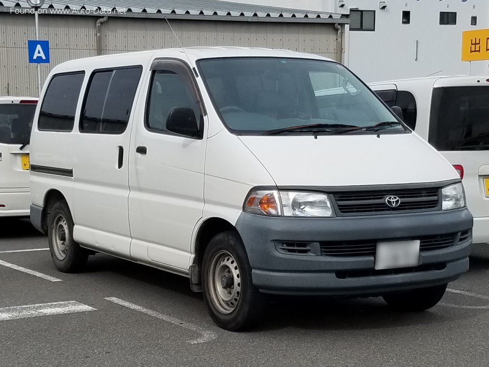 Toyota Regius 2.7 i (145 Hp) /1999, 2000, 2001, 2002/  Specs - фото