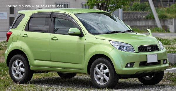 Toyota Rush 1.5 (109 Hp) 4WD /2006, 2007, 2008/  Specs - фото