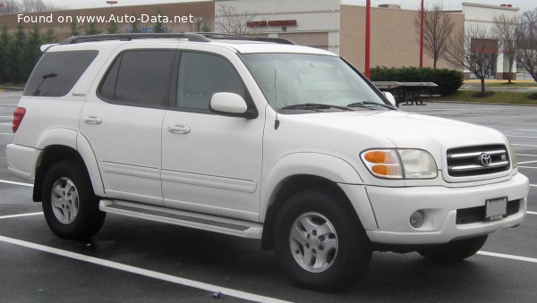 Toyota Sequoia I 4.7 V8 32V (243 Hp) 2WD /2000, 2001, 2002, 2003, 2004, 2005/  Specs - фото