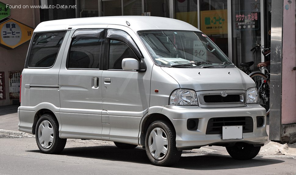 Toyota Sparky 1.3 i (88 Hp) /2000, 2001, 2002, 2003, 2004/  Specs - фото