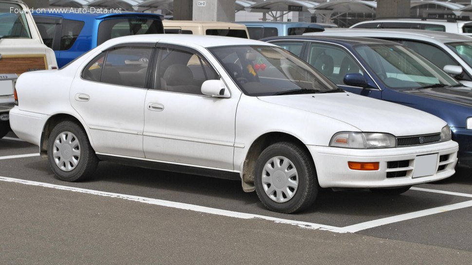 Toyota Sprinter 1.3 i (97 Hp) /1991, 1992, 1993, 1994, 1995/  Specs - фото