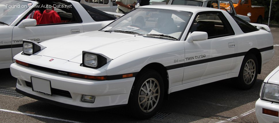 Toyota Supra III (A70) 3.0 24V (190 Hp) /1986, 1987, 1988/  Specs - фото