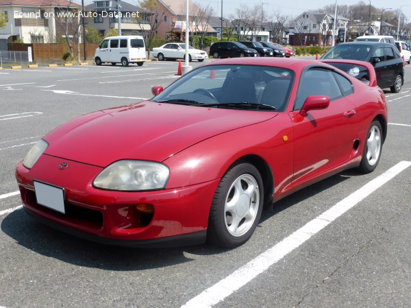 Toyota Supra IV (A80) 3.0i 24V (224 Hp) /1993, 1994, 1995, 1996, 1997, 1998, 1999, 2000, 2001, 2002/  Specs - фото