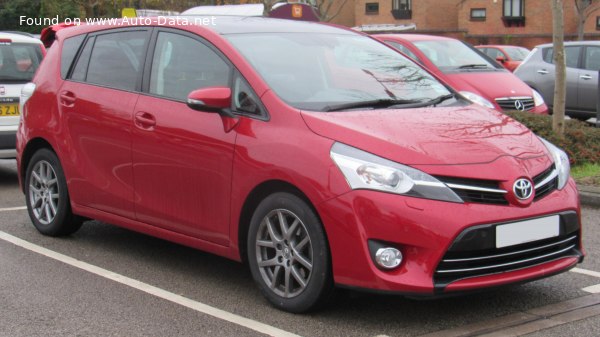 Toyota Verso (facelift 2013) 1.6 D-4D (112 Hp) /2014, 2015, 2016, 2017, 2018/  Specs - фото