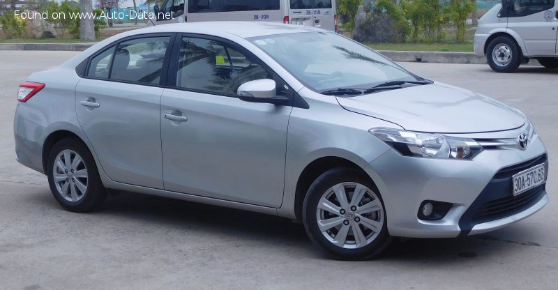 Toyota Vios III 1.3 VVTi (98 Hp) CVT /2016/  Specs - фото