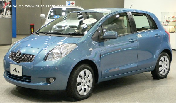 Toyota Vitz II 1.3 16V RS (98 Hp) Automatic /2005, 2006, 2007, 2008, 2009, 2010, 2011/  Specs - фото