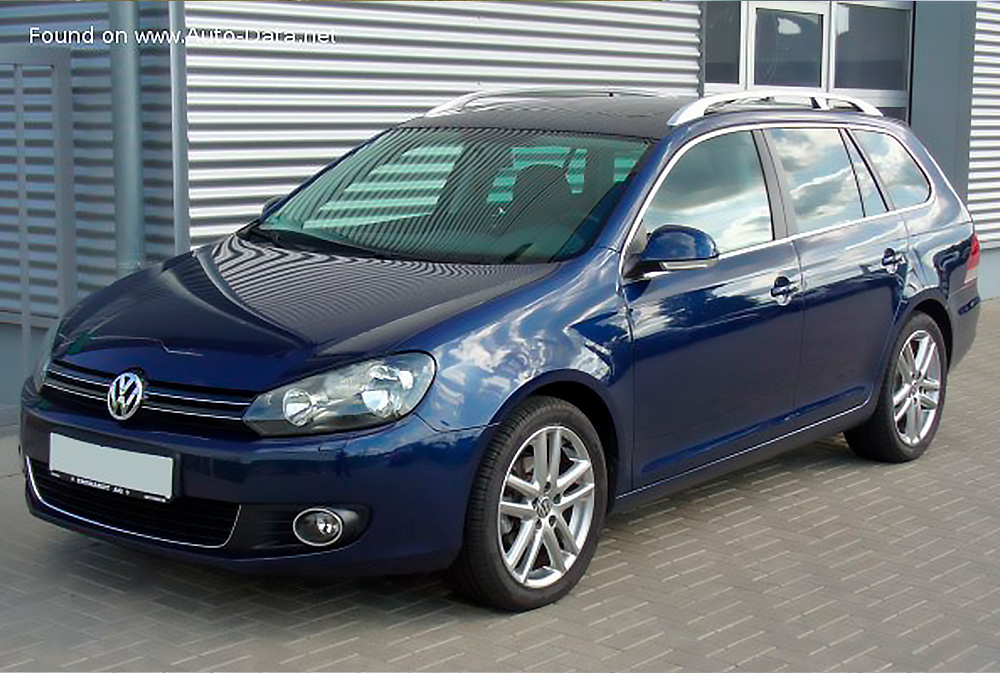 Volkswagen Golf VI Variant 1.4 (80 Hp) /2009, 2010, 2011, 2012, 2013/  Specs - фото