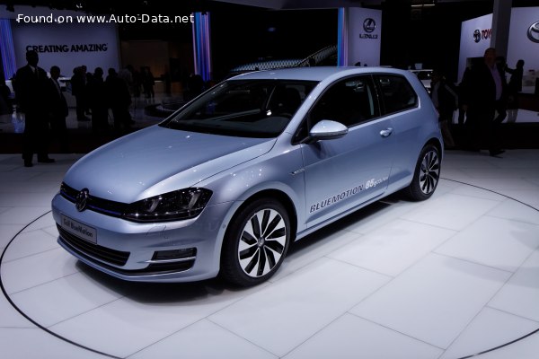 Volkswagen Golf VII (3-door) 1.6 TDI (110 Hp) BlueMotion /2013, 2014, 2015, 2016/  Specs - фото