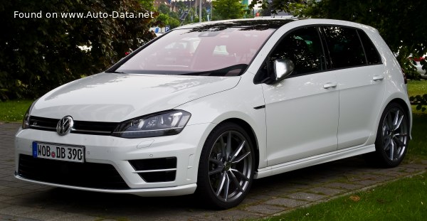 Volkswagen Golf VII (5-door) R 2.0 TSI (300 Hp) 4MOTION Коробка передач DSG /2013, 2014, 2015, 2016/  Specs - фото