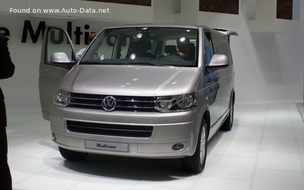 Volkswagen Multivan (T5, facelift 2009) 2.0 TDI (84 Hp) /2009, 2010, 2011, 2012, 2013, 2014, 2015, 2016/  Specs - фото