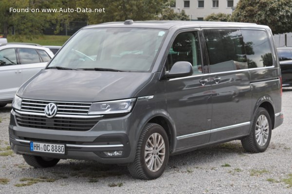 Volkswagen Multivan (T6.1, facelift 2019) 2.0 TDI (150 Hp) 4MOTION /2019, 2020, 2021/  Specs - фото