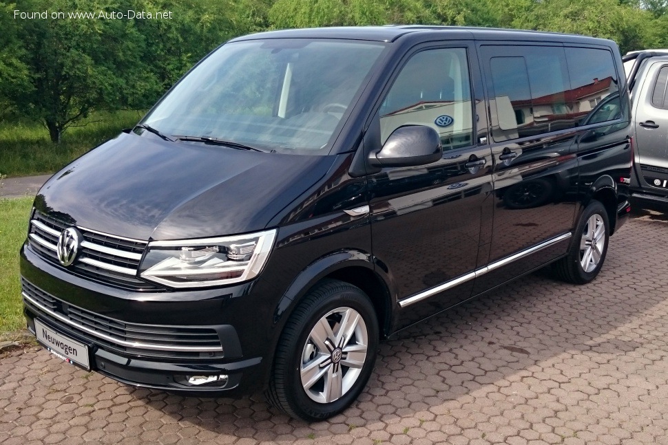 Volkswagen Multivan (T6) 2.0 TDI (150 Hp) 4MOTION /2015, 2016, 2017, 2018/  Specs - фото