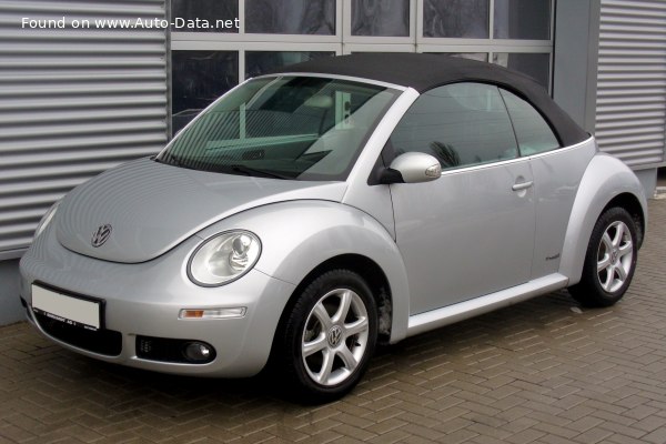 Volkswagen NEW Beetle Convertible (facelift 2005) 1.4 (75 Hp) /2005, 2006, 2007, 2008, 2009, 2010/  Specs - фото
