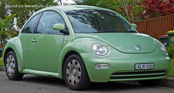 Volkswagen NEW Beetle (9C) 1.4i 16V (75 Hp) /2001, 2002, 2003, 2004, 2005/  Specs - фото