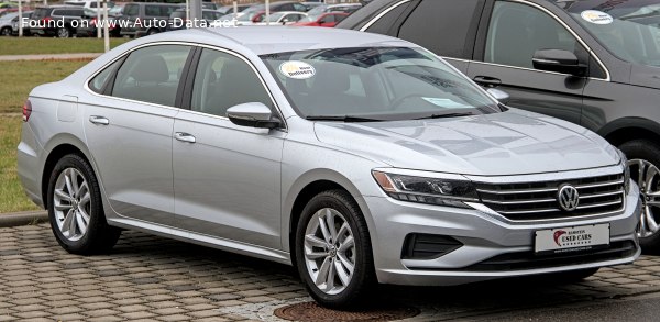 Volkswagen Passat (North America, A34) 2.0 TSI (174 Hp) Tiptronic /2019, 2020/  Specs - фото