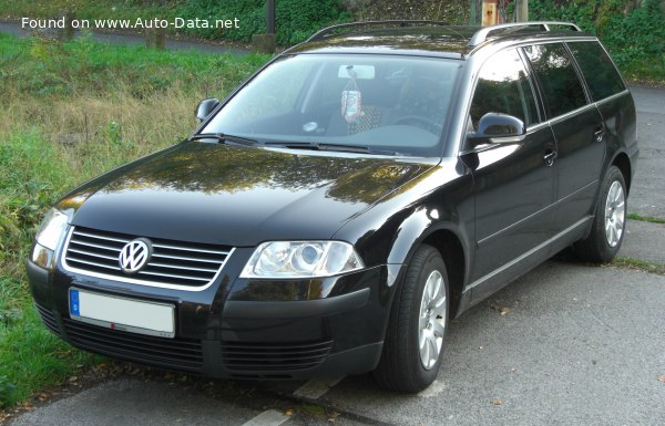 Volkswagen Passat Variant (B5.5) 1.9 TDI (100 Hp) /2000, 2001, 2002, 2003, 2004, 2005/  Specs - фото