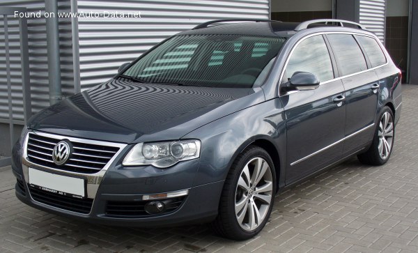 Volkswagen Passat Variant (B6) 1.9 TDI PDE (105 Hp) /2005, 2006, 2007, 2008/  Specs - фото