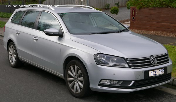 Volkswagen Passat Variant (B7) 1.6 TDI (105 Hp) BlueMotion /2011, 2012, 2013, 2014/  Specs - фото