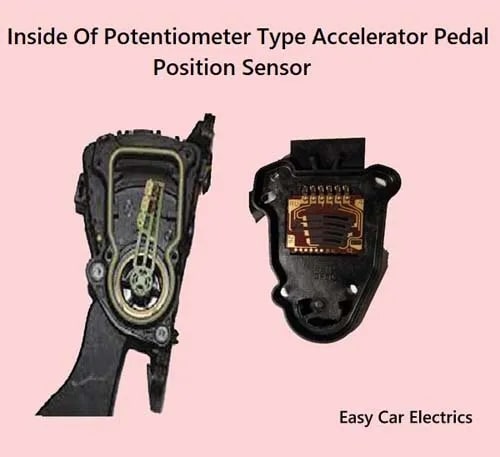 Датчик положения педали акселератора, 6-контактная схема подключения и типы - фото