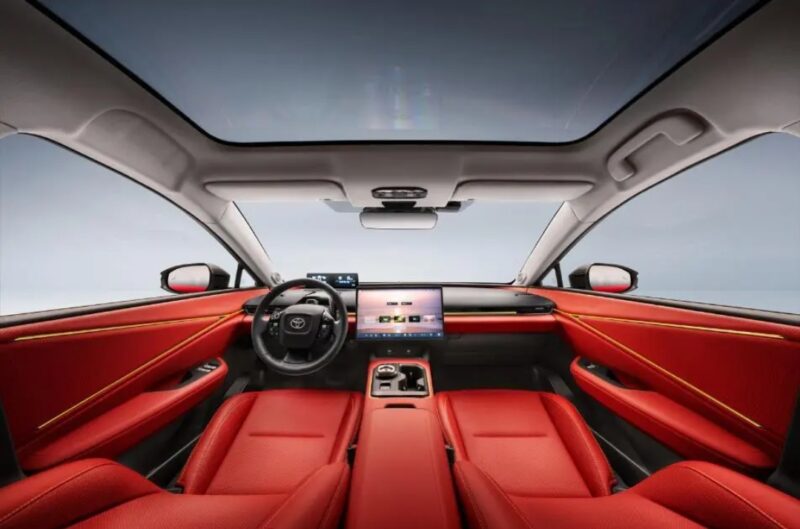 Faw-Toyota Bz5 с Byd Blade Batteries Called Off Production Line - фото