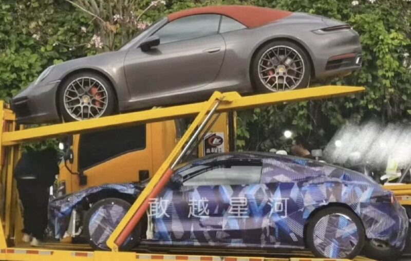 Denza Sports Car появляется в ближайшей производственной форме в последних шпионских снимках - фото