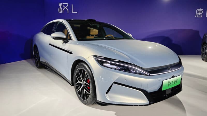 Byd Han L EV и Tang L EV с 1086 л.с. и 1000 В супер-платформы начали предварительные предварительные условия для 37 300 долларов США в Китае - фото